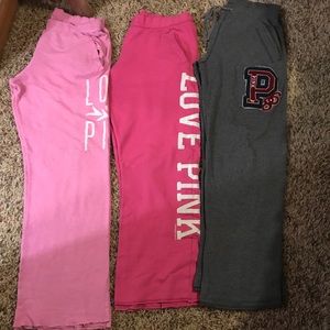 Bundle of 4 VS PINK pants